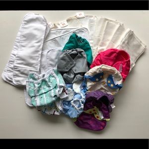Cloth Diaper Covers with many inserts